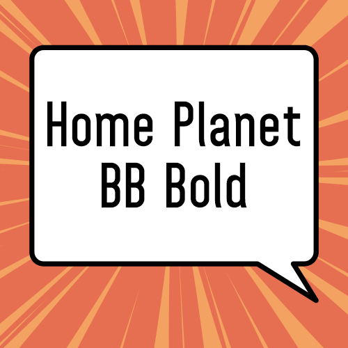 SJ Home Planet BB Bold • Font Việt hóa