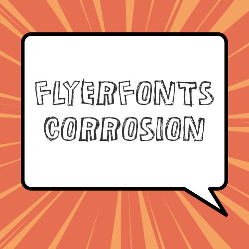 SJ Flyerfonts Corrosion • Font Việt hóa