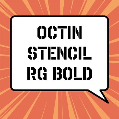 SJ Octin Stencil Rg Bold • Font Việt hóa